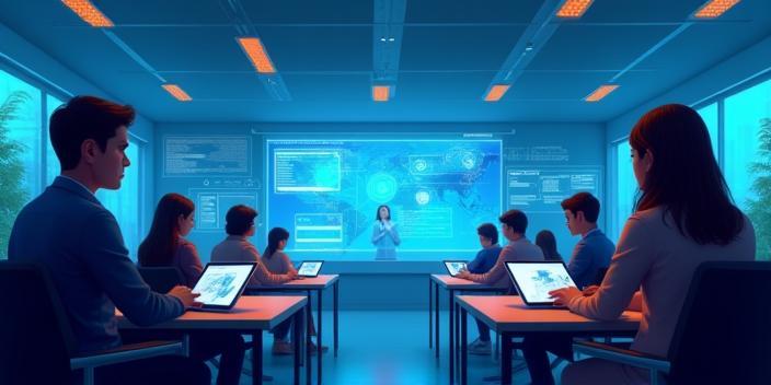 AI-powered personalized learning in virtual classroom setting